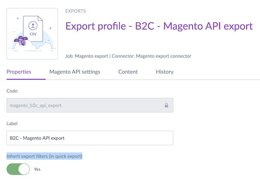 Export types